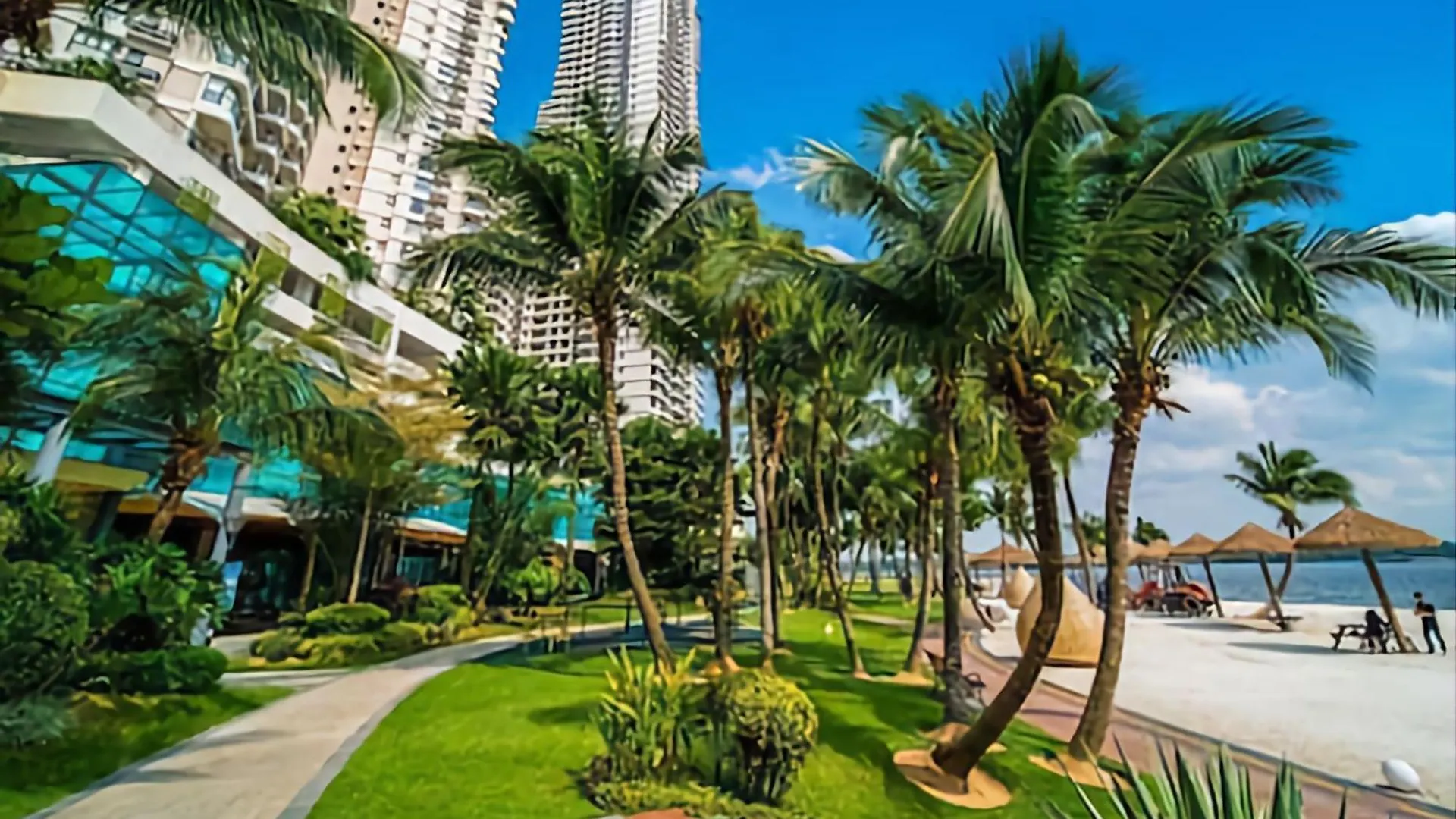 Beachfront Seaview W Projector 6-8 Pax, 3 Rooms. Johor Bahru Apartment